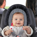 COOLBEBE New 2-in-1 Babybody Supports for Baby Newborn Infants - Extra Soft Stroller Cushion Pads Car Seat Insert, Seasons, Black by TinyTreasures Baby Boutique
