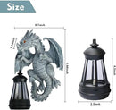 Garden Statues Tree Hugger Dragon with Solar Lantern,Lawn Decor Outdoor Statue for Patio, Balcony, Yard Ornament,Ideal Dragon Housewarming Gifts & Birthday Gifts for Grandma Mom Women by GreenHaven Gardens
