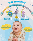 Pau1Hami1ton Car Seat Toys, Stroller Toys,Car Seat Toys for Babies 0-6 Months,3 Month Baby Toys Fit for Crib Bed,Stroller,Car Seat,Baby Gifts.S-19(Whale) by TinyTreasures Baby Boutique