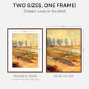 Homeforia 24x30 Walnut Frame, High End Oak 24 x 30 Wooden Poster Frame with Mat 18 x 24, 30x24 Large Picture Frames for Wall, 24x30 Brown Wood Frame Matted to 18x24, Tempered Glass, Wall Kit, Set of 1 by CozyNest Decor