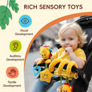 Jollybaby Crib Stroller Car Seat Toys for Baby 0-3-6-9-12 Months, Tummy Time Hanging Sensory Toys for Newborn with Music Box and Teether, Spiral Carseat Toy for Infant Boys Girls Gifts (Little Lion) by TinyTreasures Baby Boutique