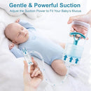 Patented Nasal Aspirator for Baby and Toddler, Hand Pump Nose Sucker with Rounded Non-Invasive Nozzle, Quiet Suction Relieves Congestion and Stuffy Boogers, Safe for Infant, Co-Branded with CHIBOJI by TinyTreasures Baby Boutique