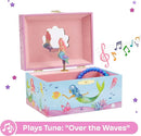 Jewelkeeper Musical Jewelry Box for Girls, Underwater Mermaid Jewelry Boxes, Over The Waves Tune and Spinning Mermaid Doll, Girls Gifts Music Box by TinyTreasures Baby Boutique