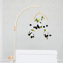 Baby Crib Mobile - Panda Mobile for Crib, Nursery Mobile Decor, Baby Bassinet Mobile Toy - Shower Set for Infant Bedroom Hanging Decoration, Gender Neutral Baby Gift by CozyNest Decor