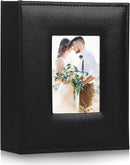 RECUTMS Photo Album 4x6 200, Leather Cover Slide In Photo Album for Family Wedding Children Holiday Anniversary Pictures Album (Black) by TinyTreasures Baby Boutique