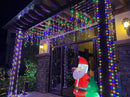 YEGUO Solar Fairy Lights Outdoor Waterproof, 4 Pack Each 33ft 100 LED String Lights, 8 Modes Silver Wire Twinkle Lights (Multicolor) by GreenHaven Gardens
