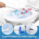 Disposable Toilet Brush Holder Set Toilet Wand (Pack of 2) Toilet Cleaner Scrubber with 24 Refills by CozyNest Decor