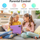 JREN Tablet for Kids｜10 Inch Kids Tablet Android 14｜Octa-core｜64GB｜WiFi ｜Bluetooth｜Parental Control｜Children Content｜Children Toddler Purple by TinyTreasures Baby Boutique
