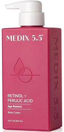 Medix 5.5 Retinol Body Lotion Firming Moisturizer | Crepey Skincare Treatment | Retinol Body Cream | Anti Aging Firming Cream For Women Targets Look Of Crepe Skin, Wrinkles, & Sagging Skin, 15 Fl Oz by TinyTreasures Baby Boutique