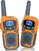 Woktok Kids Walkie Talkies, Long Range 2 Way Radio 22 Channel, Durable Toy Birthday Gifts for 6-12 Year Old Boys and Girls, Handheld Walkies Talkie for Outside Hiking Camping（No Batteries） by TinyTreasures Baby Boutique