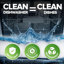 Heavy Duty Dishwasher Cleaner and Deodorizer Tablets, Descaler, Deep Cleaning, Natural Odor and Smell Remover, Calcium, Limescale, Hard Water Marks, Grease, Septic Safe Pods (12 Tabs - 1 Yr Supply) by TinyTreasures Baby Boutique