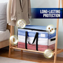 TAILI Extra Large Moving Bags, 2 Pack Clear Heavy Duty Totes For Storage with Visible Window, Wrap Around Handles, Storage Bags for Space Saving, Alternative to Moving Boxes by TinyTreasures Baby Boutique