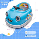 12V Dual Battery Electric Ride on Kids Bumper Car w/Remote Control,360 Degree Spin,Push Rod Rocker Horse Function,3-Speeds Babies & Toddlers Bumping Car Ride on Toy Gift for 1-4 Years Children (Blue) by TinyTreasures Baby Boutique