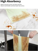 Fantasticlean Microfiber Cleaning Cloth Roll -75 Pack, Tear Away Microfiber Towels, 12" x 12", Reusable, Washable, Scratch Free, Ultra Absorbent Dish Rags for Car, Home, Garage or Shop (Green) by CozyNest Decor