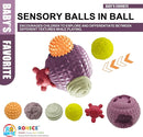 Sensory Balls for Toddlers 1-3, Montessori Toys for Babies 6-12 Months, Easter Baby Toys, Sensory Balls for Easter Basket, BPA Free Teething Gift, Toddler Bath Toys with Multi Textured by TinyTreasures Baby Boutique