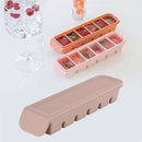 Silicone Freezer Trays with Lid,2ea 1oz 6 Section-Leak Proof Silicone Freezer molds for Homemade Baby Food Breastmilk, Purees, Vegetables, Fruit, Baby Food Jars Ice Tray with Lid BPA Free Brown by TinyTreasures Baby Boutique