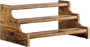 KLM 3-Tier Spice Rack, 13.8 Inch Wood Step Shelf Countertop Spice Storage Holder, Kitchen Pantry Cabinet Organizer Cupboard for Spice Bottles, Jars, Seasonings, Baking Supplies,Bathroom Organizer by CozyNest Decor