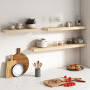 Floating Shelves for Wall, USA-Sourced Maple Wood 55 Inch Long Wall Shelves, Natural Wooden Mounted Picture Ledge Shelf, Nursery Book Storage Shelf Kids Bookshelf, Display Shelf for Bathroom by TinyTreasures Baby Boutique