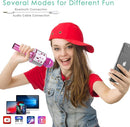 KIDWILL Wireless Bluetooth Karaoke Microphone for Kids, 5-in-1 Portable Handheld Karaoke Mic Speaker Player Recorder with Adjustable Remix FM Radio for Kids Girls Boys Teens Birthday-Hot Pink by TinyTreasures Baby Boutique