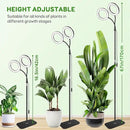 2 Head Grow Light for Indoor Plants,Full Spectrum LED Halo Plant Lights with Stand, Floor Standing Growing Lamp with Adjustable Height,Auto Timer,Dimmable Brightness for Tall Large Plant by GreenHaven Gardens