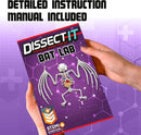 Dissect-It Simulated Synthetic Lab Dissection Toy, STEM Projects for Kids, Animal Science, Biology, and Anatomy Home Learning Kit, Bat by TinyTreasures Baby Boutique