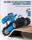 5 in 1 STEM Robot Building Toys for Boys Age 8-13, 494PCS Remote & App-Controlled Set Educational Coding Toy, Kids DIY Sound & Light Interactive Science Sets, Gift for Boys Girls 10-12 by TinyTreasures Baby Boutique