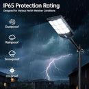 6000W Solar Street Lights Outdoor – 240,000LM 7000K LED with Motion Sensor, 324 LEDs, 240° Wide Angle, IP65 Waterproof, Dusk to Dawn Solar Flood Lights for Yard, Parking Lot, Garage by GreenHaven Gardens