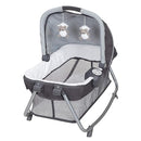 Baby Trend Nursery Center Travel Crib with Removable Rock-A-Bye Bassinet, Changing Table, Organizer, and Electronic Music Center and Nightlight, Robin by TinyTreasures Baby Boutique