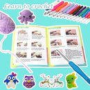 Yarniss Crochet Kits for Beginner, All-Inclusive Crochet Kit for Adults with 14 Size Ergonomic Crochet Hooks,12 Crochet Yarns Balls & Crochet Bag by TinyTreasures Baby Boutique