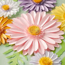 3D Paper Flowers Decorations for Wall, Large Daisy Paper Flowers for Bulletin Board, Wedding, Baby Shower, Tea Party, Classroom, Bedroom Decor by CozyNest Decor