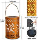 Solar Lanterns Outdoor Waterproof Hummingbird Garden Decor Birthday Gifts for Women Mom Grandma Hanging Solar Lights Metal Decoration for Yard, Patio, Backyard, Porch, Garden, 2 Pack by CozyNest Decor