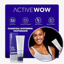 Active Wow Activated Charcoal Toothpaste - for Whitening Teeth, Made with Organic Coconut Oil & Xylitol, Charcoals Activated-Toothpaste (4 Ounce (Pack of 1) by CozyNest Decor