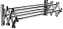AERO W Racks Stainless Steel Wall Mounted Collapsible Laundry Clothes Drying Rack 45 Pound Capacity 11 Linear Ft by CozyNest Decor