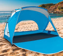 Beach Tent, Portable Sun Shelter for 2/3/4/6-8 Person with UPF 50+ UV Protection, Easy Setup Waterproof Beach Shade Canopy Cabana for Family Outdoor and Picnics, Fishing with Carrying Bag by TinyTreasures Baby Boutique