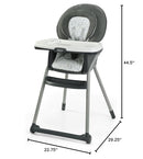 Graco® Table2Table LX 6-in-1 Highchair, Arrows with Infant Head Support & One-Hand Removable Tray by TinyTreasures Baby Boutique