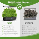 Indoor Garden Hydroponics Growing System 12 Pods, Indoor Herb Garden with LED Grow Light, Adjustable Height Up to 10.8inch, Hydroponics for Family by GreenHaven Gardens