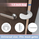 Door Pinch Guard and Door Slam Stopper, Durable Silicone Door Finger Pinch Guard, Prevents Finger Pinch Injuries, Slamming Doors, Door Safety for Kids, 2 Packs White Basic. by TinyTreasures Baby Boutique