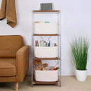 Large Storage Baskets for Shelves, Closet Organizers Bins for Clothes Blanket Towels, Baby Nursery, Toy Baskets Box, Woven Rope Baskets, 17 x 13 x 7.5”, 3 Packs Off White by CozyNest Decor