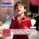 Mini Karaoke Machine Toys Gifts: Kids Toys Birthday Gifts for 4 5 6 7 8 9 Years Old Girl Boy LED Portable Bluetooth Speaker with 2 Wireless Microphone Girl Boy Kid Adult Gift Age 3-12+ by TinyTreasures Baby Boutique