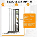 Wall Room Divider,Freestanding Room Divider with Shelves,Wood Room Divider Screen with Storage Cabinet, Wall Divider for Room Separation, for Home Office Decorative E 39.4×9.4×78.7in by CozyNest Decor