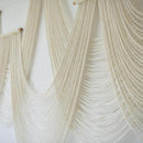 IOWER Macrame Wall Hanging Large Wall Home Decor Modern Fiber Wall Art Geometric Decoration Headboard Living Room Bedroom Backdrop by CozyNest Decor