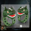 Rechargeable Dinosaur Walkie Talkies for Kids, 2 Pack T-Rex Camping Gear Outdoor Toys Long Range Birthday Easter Christmas Stocking Stuffers for 6 Age+ Boys Girls by TinyTreasures Baby Boutique