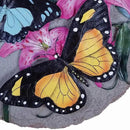Spoontiques - Garden Décor - Butterfly Stepping Stone - Decorative Stone for Garden by CozyNest Decor