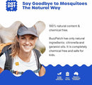 NATPAT BuzzPatch Mosquito Patches for Adults - Plant-Based Mosquito Patches, Non Toxic - The Original All Natural Citronella Essential Oil Insect Patch(40 Pack) by TinyTreasures Baby Boutique