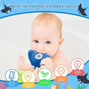 b&h Silicone Baby Bath Thermometer - Safety Digital Infant Bathtub Temperature Thermometer, Color-Coded Display, Quick-Read, Detachable Silicone Jacket, Dishwasher Safe, Temperature Toy by TinyTreasures Baby Boutique