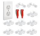 48 Pack Outlet Covers Baby Proofing, Provide Shock Prevention and Easy Installation, Safe and Secure Plastic Plug Covers for Power Sockets (48 Outlet Covers) by TinyTreasures Baby Boutique