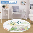 Personalized Baby Crib Bedding Set, 5 Pcs Custom Set With Name, Soft Double Layer Nursery Bedding, Flannel Dinosaur Set for Boys, Toddlers Newborns Customized Gift by TinyTreasures Baby Boutique