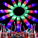 68 PCS LED Foam Glow Sticks Bulk, Glow in the Dark Party Supplies with 3 Modes Colorful Flashing, Neon Party Favors for Birthday, Wedding, Carnival, Concert, Halloween Glow Sticks by TinyTreasures Baby Boutique