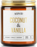 AOOVOO Coconut Vanilla Candles - 9 oz Scented Candles, Aromatherapy Candle, Soy Candle for Home Scented by CozyNest Decor