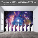 Planet Wall murals Peel and Stick Galaxy Wallpaper for Bedroom Nursery Room - 108"x157" by CozyNest Decor
